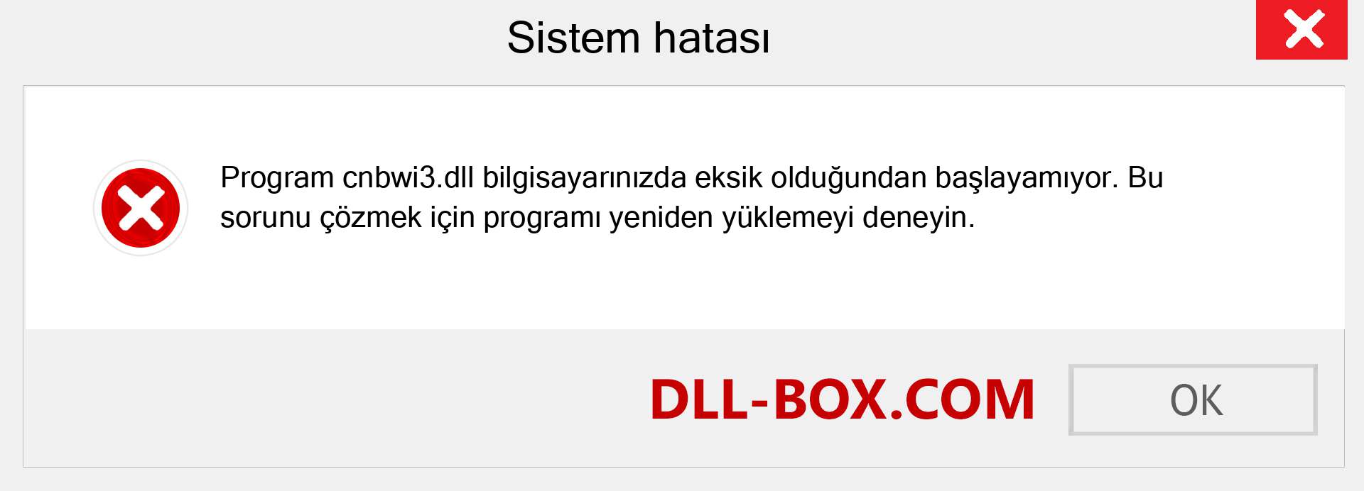 cnbwi3.dll dosyası eksik mi? Windows 7, 8, 10 için İndirin - Windows'ta cnbwi3 dll Eksik Hatasını Düzeltin, fotoğraflar, resimler